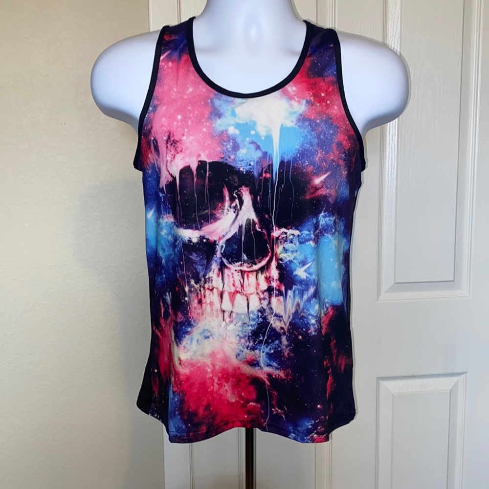 Cosmic Skull Racerback Tank